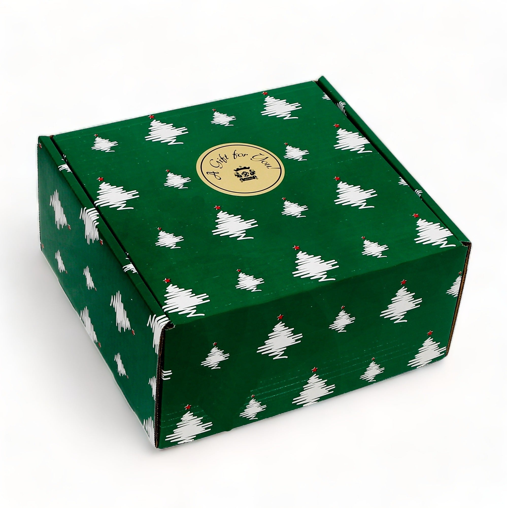 GIFT BOX CHRISTMAS: Green Gift Box with VIETRI Nutcraker Mugs (Set of 2 pcs)