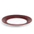 MONOCOLORE: Hand Painted Tray Saucer for Large Deruta Planters (7031/35) BURGUNDY RED