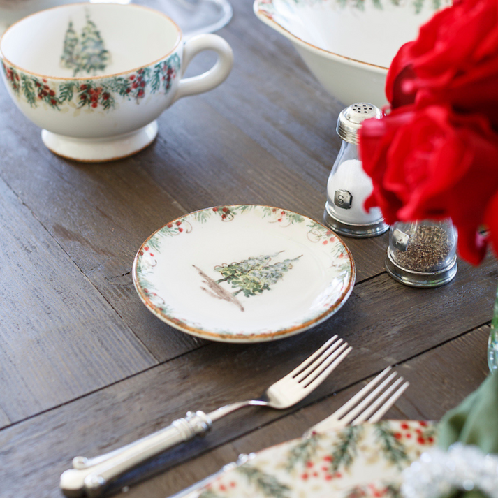 ARTE ITALICA: Natale Bread / Canapé Plate