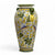 MAJOLICA CAFFAGIOLO: Masterpiece Tall Anphorae Urn double handled with lion heads.