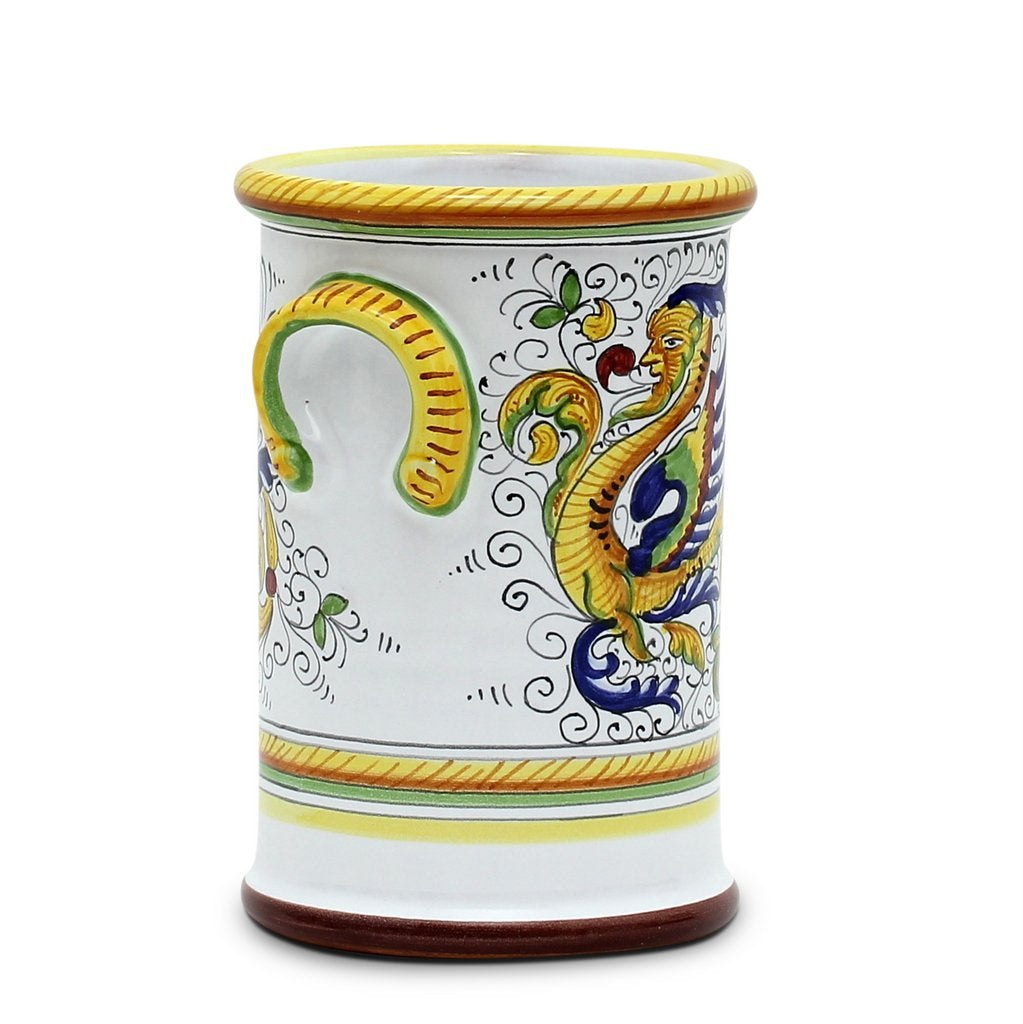 GIFT BOX: With authentic Deruta hand painted ceramic - RAFFAELLESCO: UTENSIL HOLDER