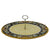 DERUTA VARIO DELUXE: Large Tid Bit Server Plate Flat with Golden or Chrome Oval Metal Handle - artisticaitalian.com