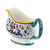 GIFT BOX: With authentic Deruta hand painted ceramic - Gravy Sauce Boat Ricco Deruta Design