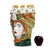 MICALE DI ARCIREALE: Deluxe Moorish Sicilian Head Vase - Woman Orange/Yellow/Green Tone Accents (Large)