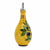 GIFT BOX: With authentic Deruta hand painted ceramic - 'OLIO' Bottle Dispenser Olive Fondo Giallo design