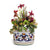 RICCO DERUTA: Cylindrical Cover Pot Ricco Deruta Design - Cachepot Planter (Small)