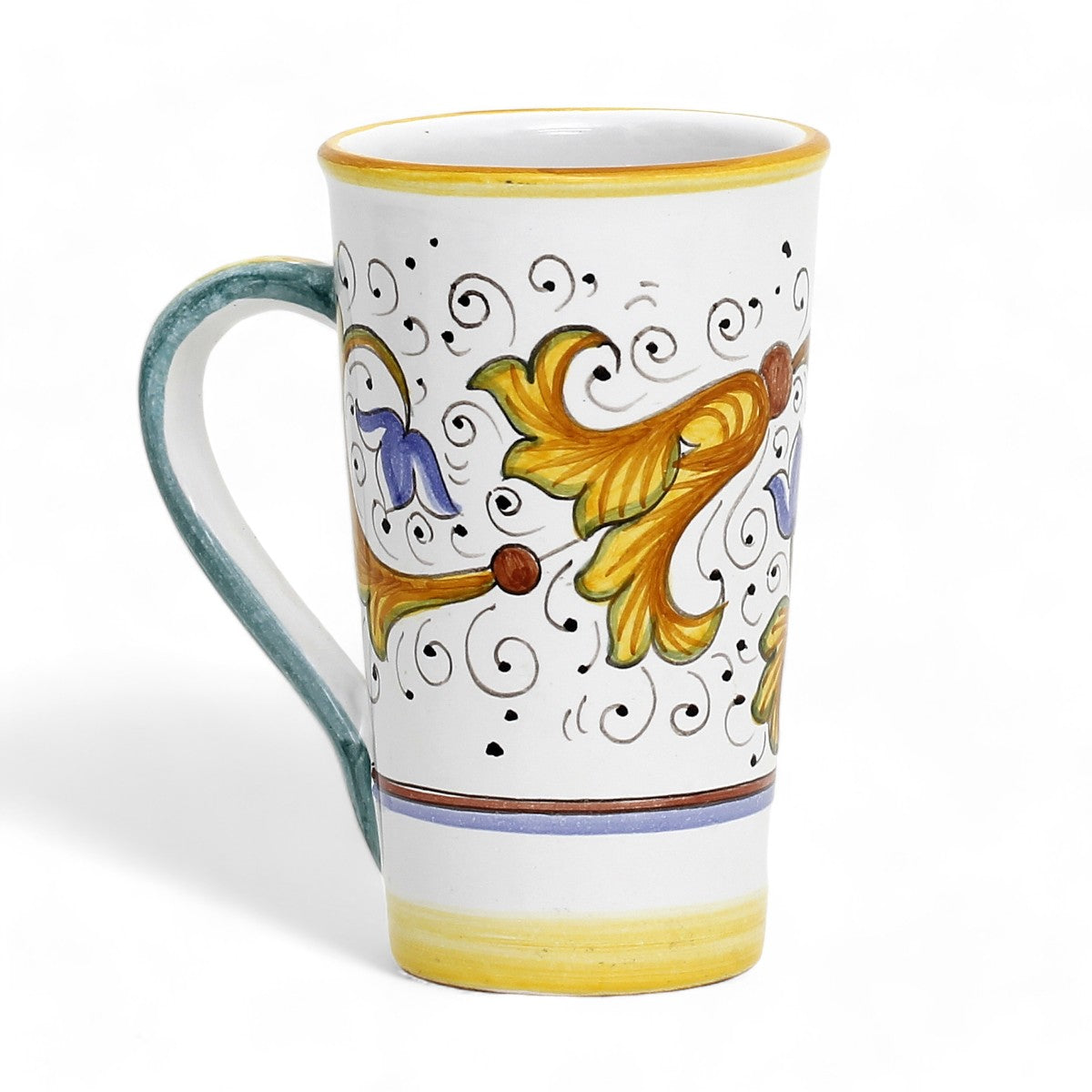 PERUGINO: Tall Latte Mug with handle (16 OZ )