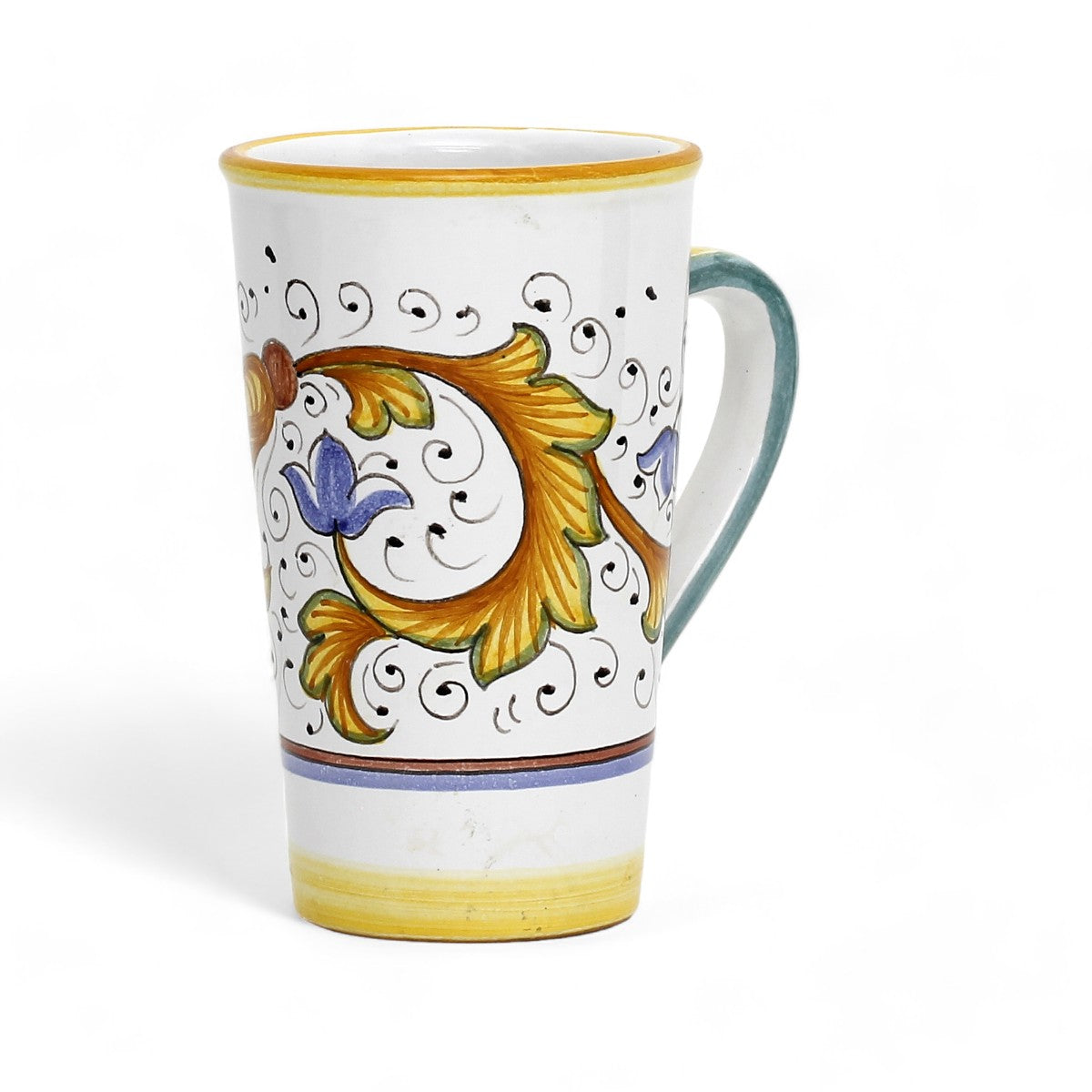 PERUGINO: Tall Latte Mug with handle (16 OZ )