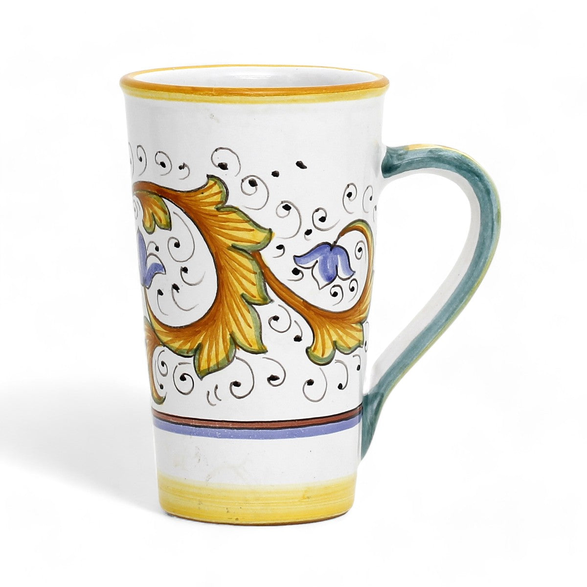 PERUGINO: Tall Latte Mug with handle (16 OZ )