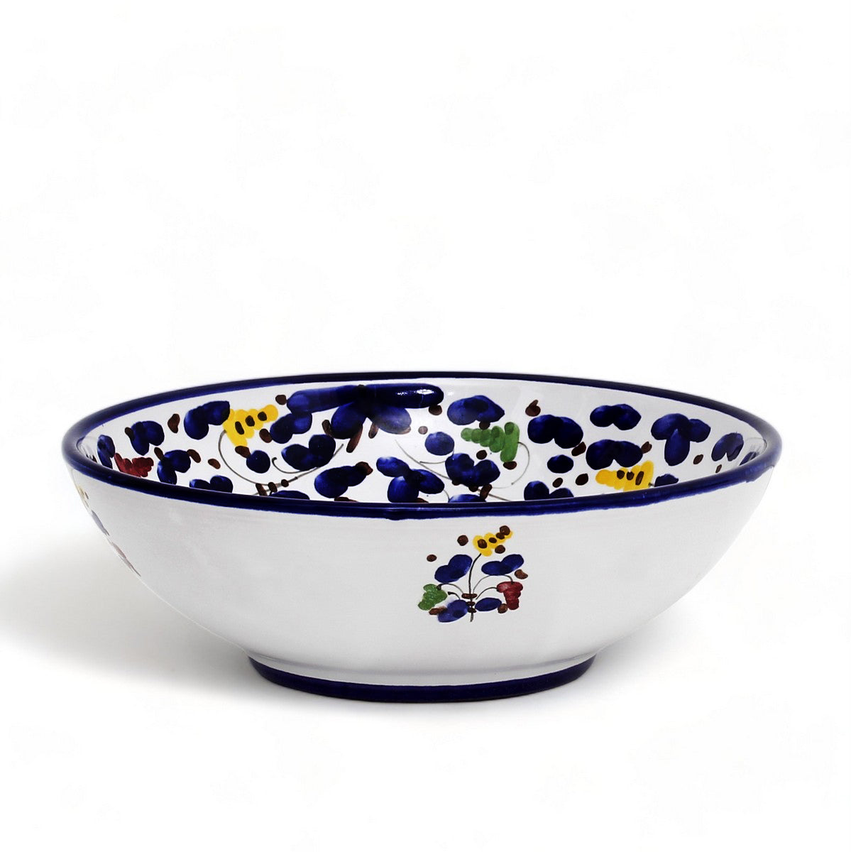 ARABESCO BLUE DERUTA: Coupe Salad/Pasta Bowl