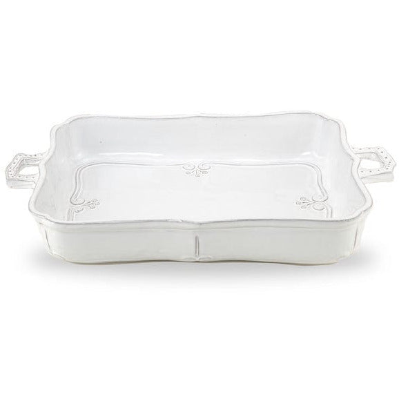 ARTE ITALICA: Bella Bianca Rectangular Lasagna Dish