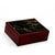 SUBLIMART: Wood Box  Lined large wood box with printed tile - Carara Black+Gold Marble