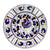 GIFT BOX: With Deruta Dinner Plate - BLUE ROOSTER design (4 Pcs)