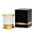 DERUTA CANDLES: Deluxe Precious Cup Candle ~ Ausonia Bianco Design ~ Pure Gold Rim - artisticaitalian.com