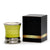 DERUTA CANDLES: Deluxe Precious Cup Candle ~ Coloris Ocra Design ~ Pure Platinum Rim - artisticaitalian.com