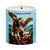 SUBLIMART: Prayer Candle - Porcelain Soy Wax Candle - St. Michael the Archangel