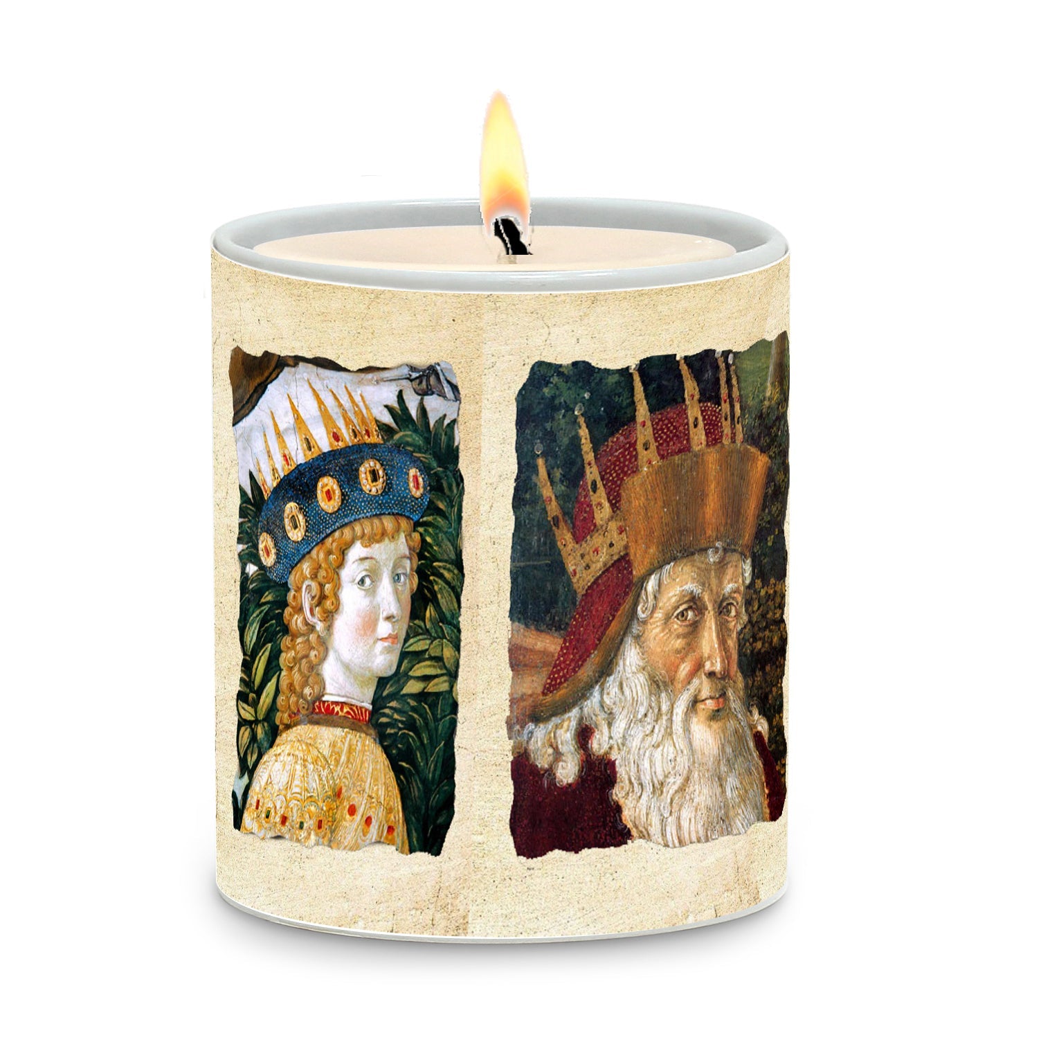 SUBLIMART: Affresco Design - Porcelain Soy Wax Candle (Design #AFF18)