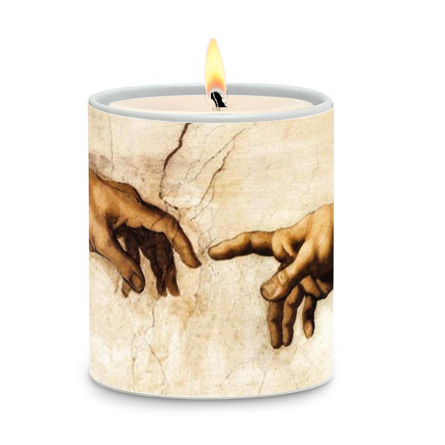 SUBLIMART: Affresco Design - Porcelain Soy Wax Candle (Design #AFF02)