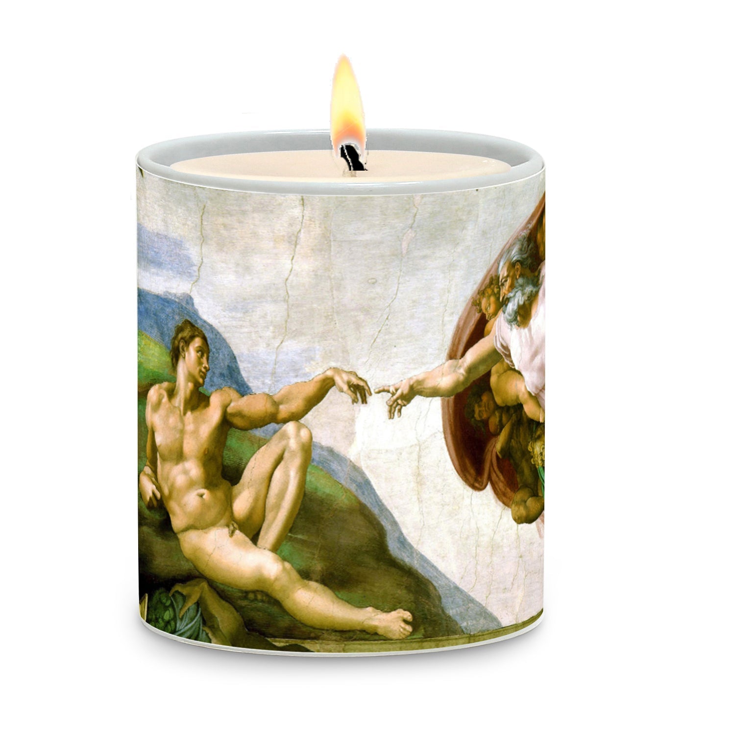 SUBLIMART: Affresco Design - Porcelain Soy Wax Candle (Design #AFF20)