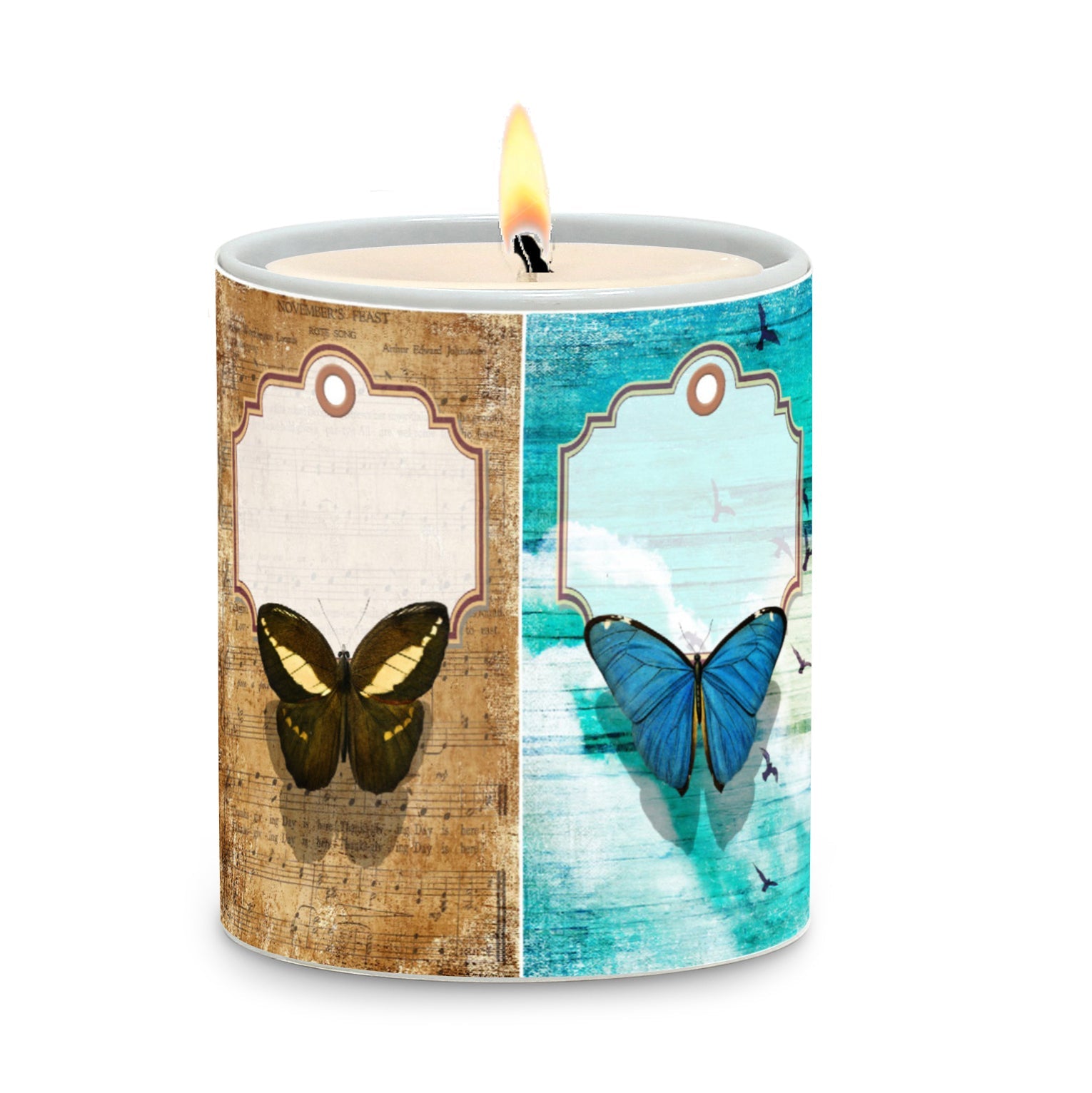 SUBLIMART: Animal & Pets - Porcelain Soy Wax Candle (Design #ANP03)