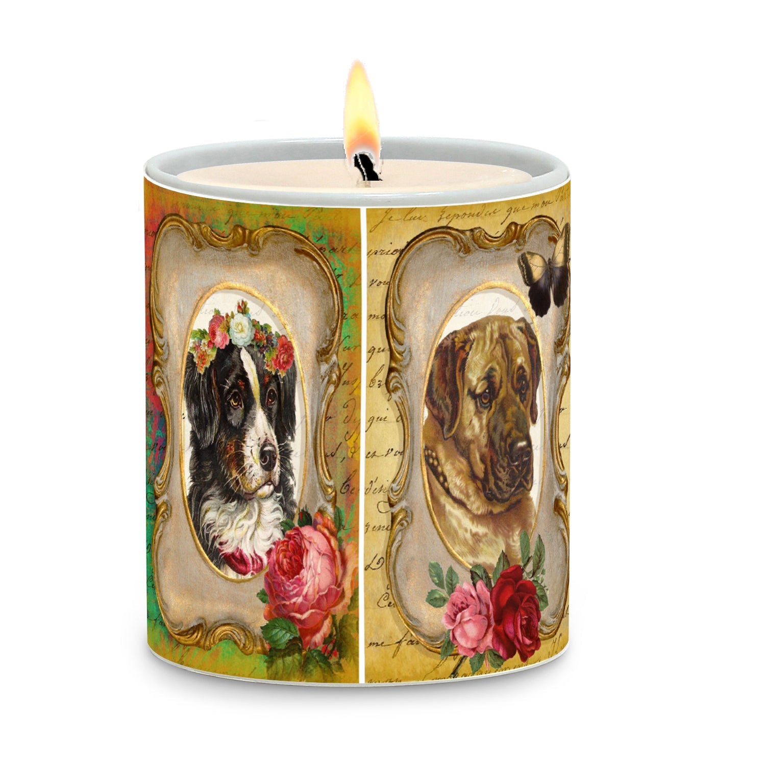 SUBLIMART: Animal & Pets - Porcelain Soy Wax Candle (Design #ANP04)