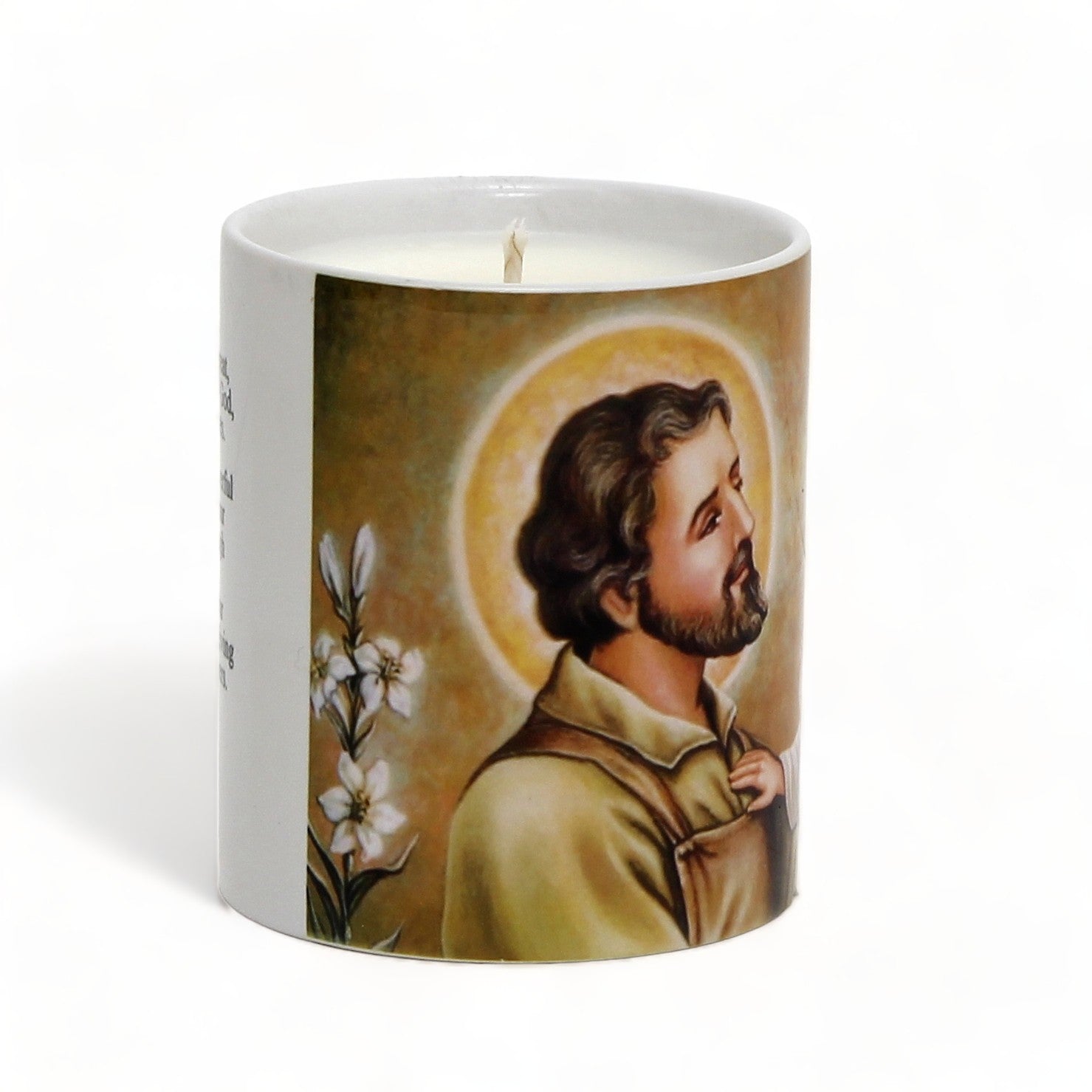 SUBLIMART: Prayer Candle - Porcelain Soy Wax Candle - The Ascension