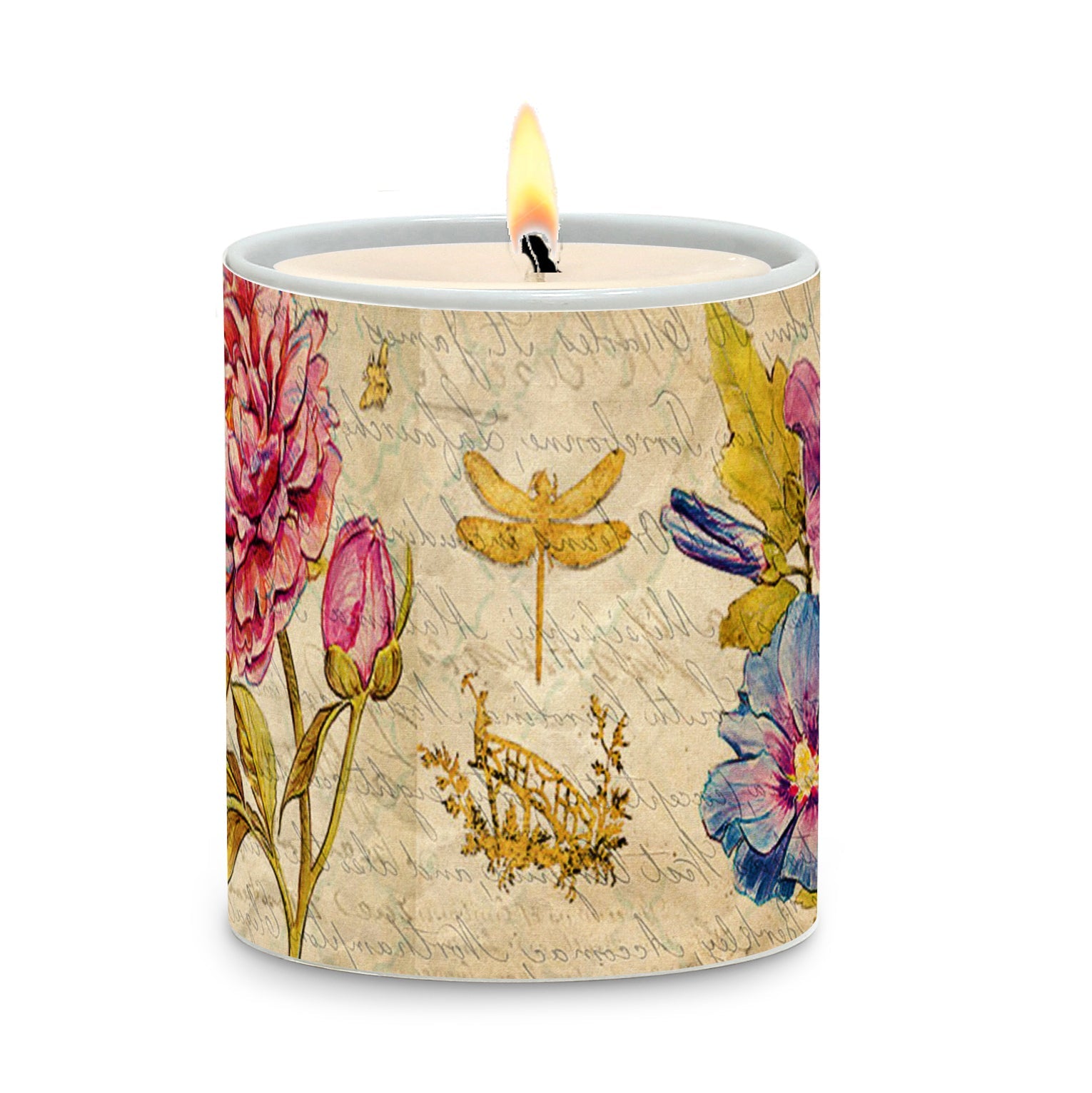 SUBLIMART: Vintage - Porcelain Soy Wax Candle (Design #VIN13)