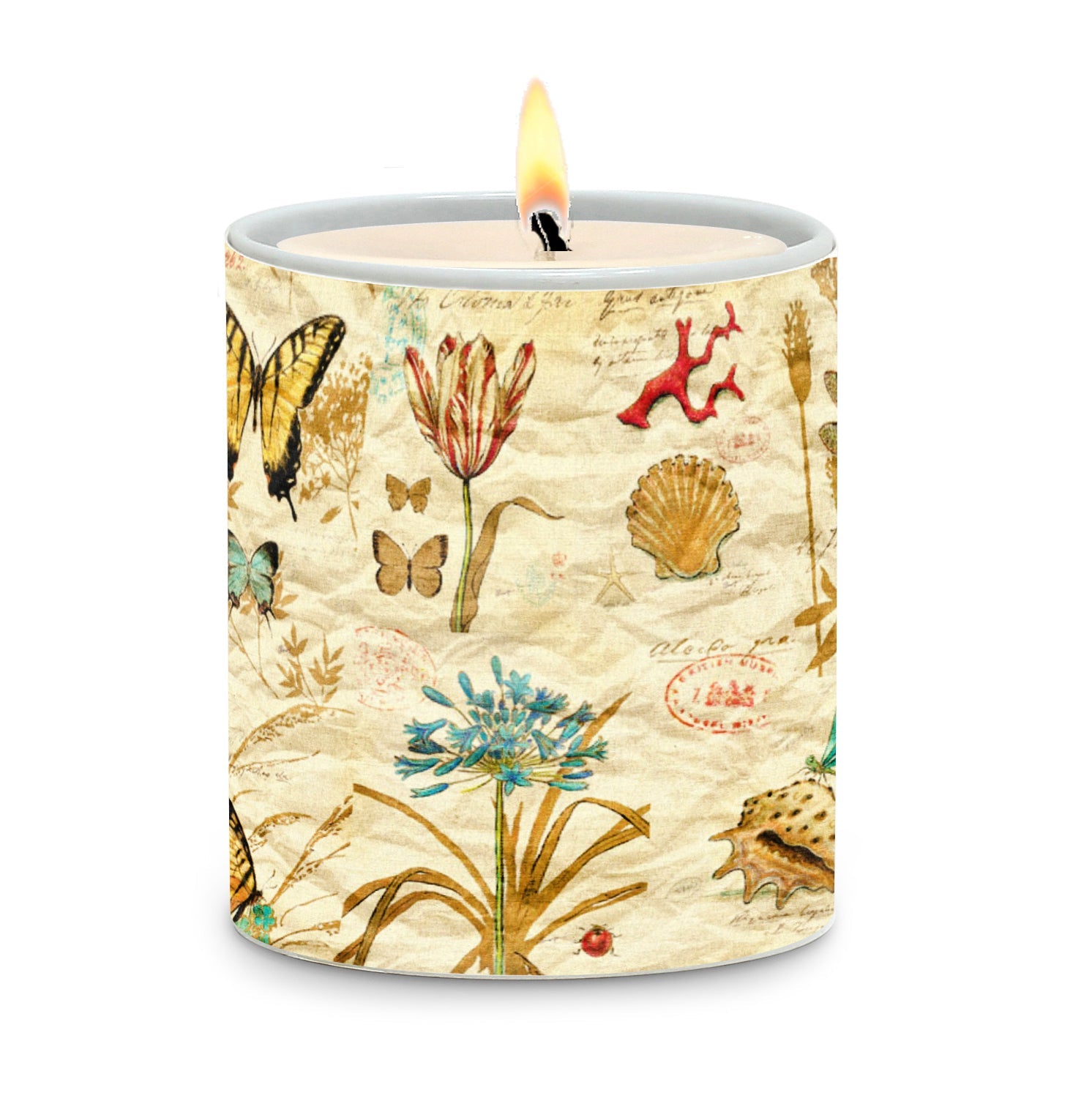 SUBLIMART: Vintage - Porcelain Soy Wax Candle (Design #VIN18)