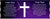 SUBLIMART: Prayer Candle - Porcelain Soy Wax Candle - The Easter White Crucifix on Purple Prayer