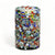 HOLIDAYS MURANO CANDLE: Murano Murrina Style Glass Tall Tumbler (Tall 14 Oz.)