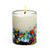 HOLIDAYS MURANO CANDLE: Murano Murrina Style Glass Tumbler with FREE Refill (10 Oz.)