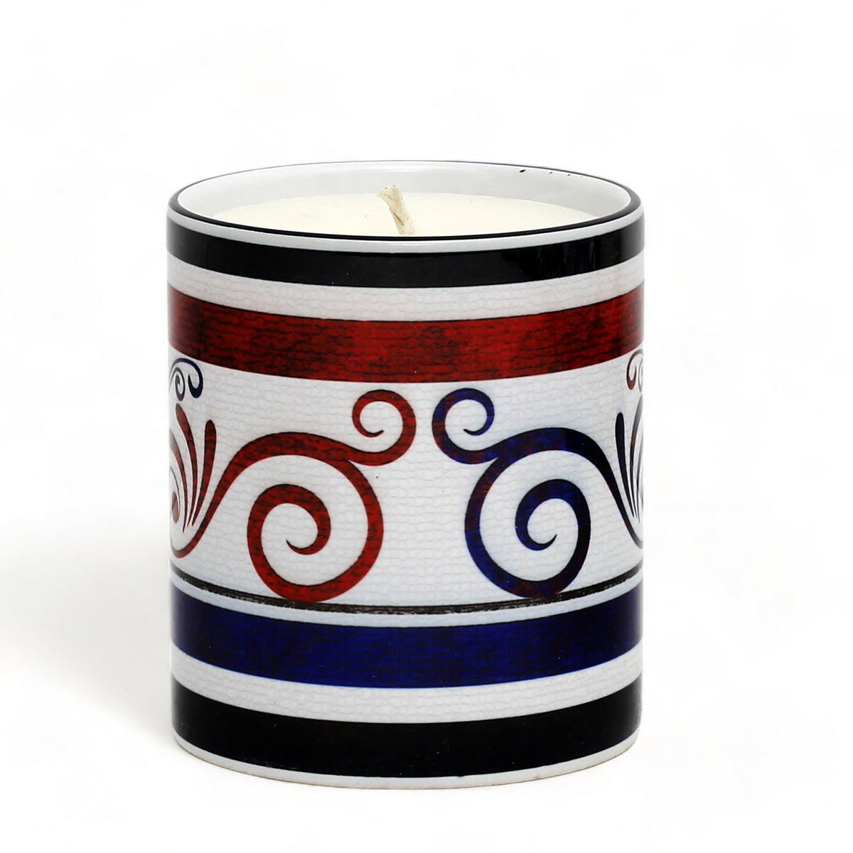 SUBLIMART: Ricco Italia Candle Black-Maroon Design by Mario Bruno (Design 6395)