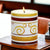 SUBLIMART: Ricco Italia Candle Yellow-Maroon Design by Mario Bruno (Design 6405)