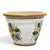 TOSCANA PLANTERS: Round Tuscan planter/vase 'Campana' - Strong Terracotta indoor/outdoor freeze resistant - TUSCANIA Design