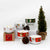 SUBLIMART: Two Wicks Soy Wax Candle in a Porcelain Bowl - Santa Claus (Design #XMS04)