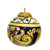 CHRISTMAS ORNAMENT: Caltagirone Round Ball (3.25" Ø) - BLUE