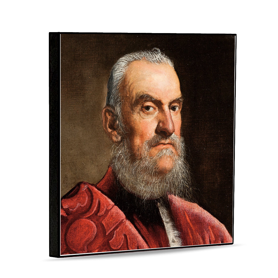 AFFRESCO: Panel Tile - Opera "Giovanni Paolo Contarini" portrait by Domenico Tintoretto