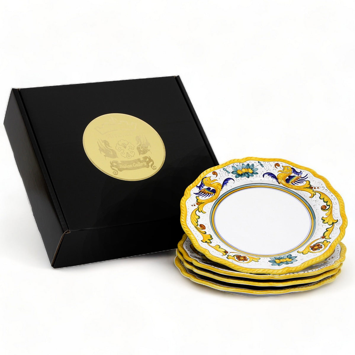 GIFT BOX: With Deruta Dinner Plate - RAFFAELLESCO CLASSICO design