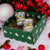 GIFT BOX CHRISTMAS: Green Gift Box with Raffaellesco Large 17 Oz Mugs (Set of two)