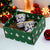 GIFT BOX CHRISTMAS: Green Gift Box with Ricco Deruta Large 17 Oz Mugs (Set of two)