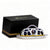 GIFT BOX: With authentic Deruta hand painted ceramic - Butter Dish with cover Blue Rooster Design