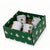 GIFT BOX CHRISTMAS: Green Gift Box with Deruta Giardino Mugs (Set of 4 pcs)