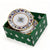 GIFT BOX CHRISTMAS: Green Gift Box with Ricco Deruta Deluxe Salad Plates (Set of 4 pcs)