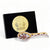 GIFT BOX GOLD LOGO: With authentic Deruta hand painted ceramic - ORVIETO RED ROOSTER: Spoon rest