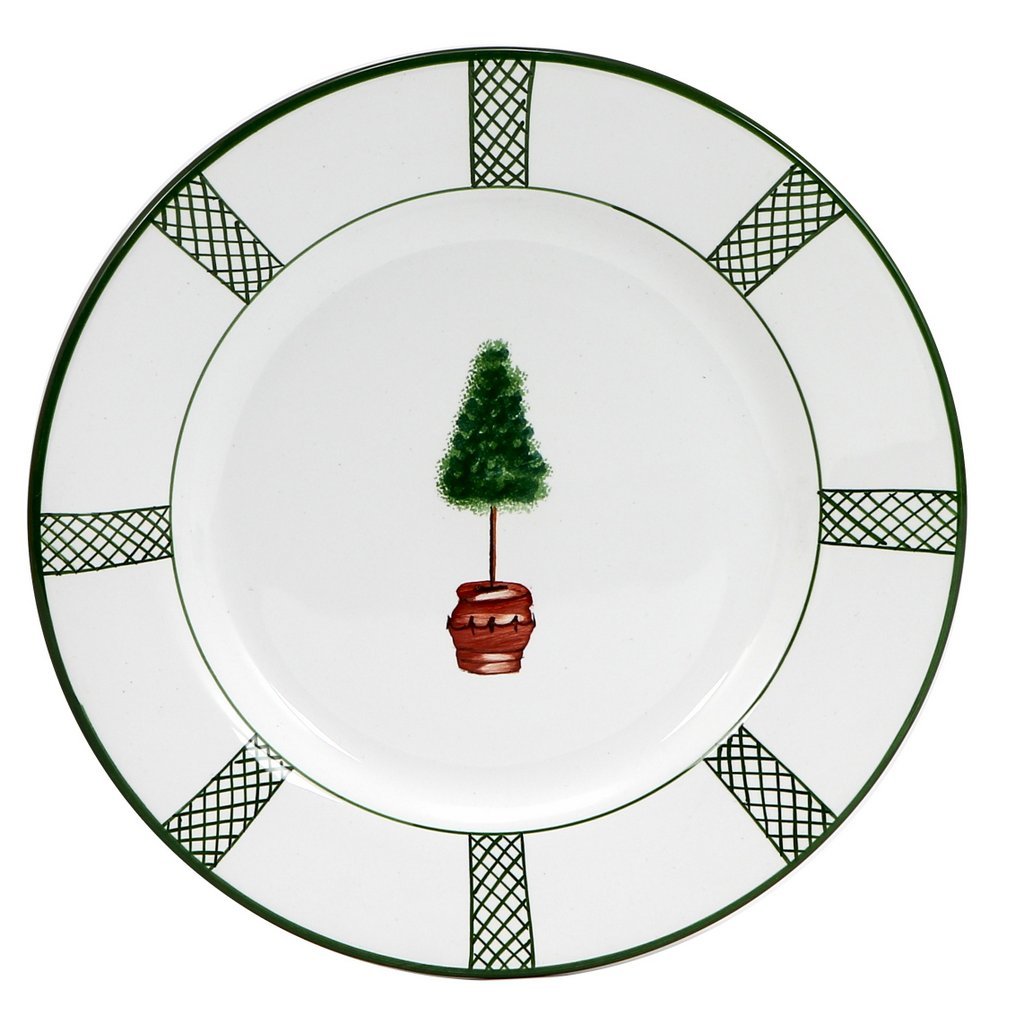 GIFT BOX: With Deruta Dinner Plate - GIARDINO design (4 Pcs)