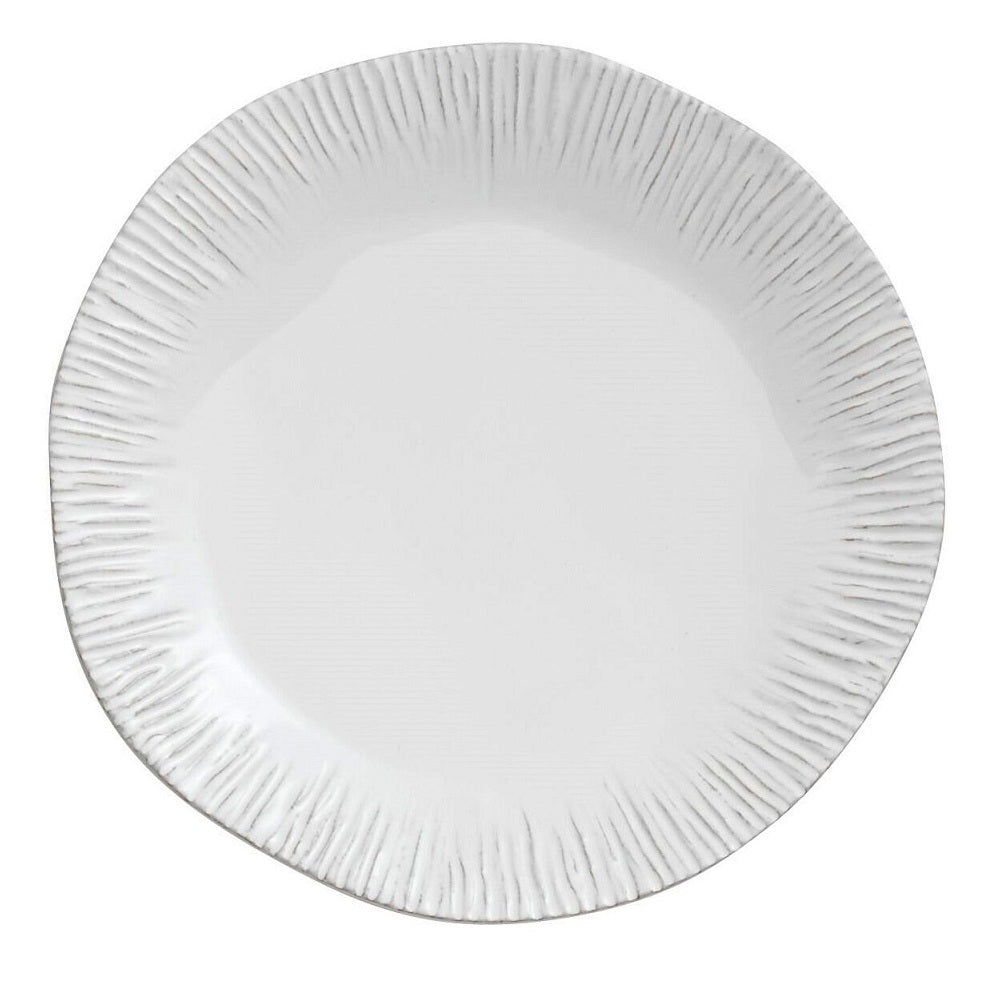 ARTE ITALICA: Graffiata Dinner Plate WHITE