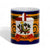 SUBLIMART: Palio di Siena Porcelain printed mug - Blue Handle & Rim - Design by Mario Bruno - BRUCO (Caterpillar)