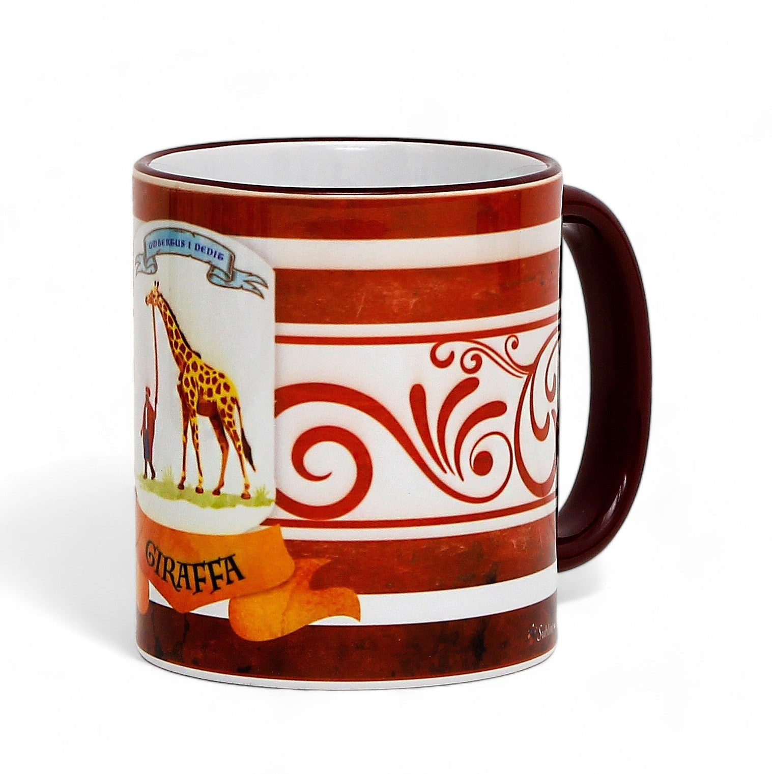 SUBLIMART: Palio di Siena Porcelain printed mug Set of 4 bundle: BRUCO+SELVA+NICCHIO+GIRAFFA