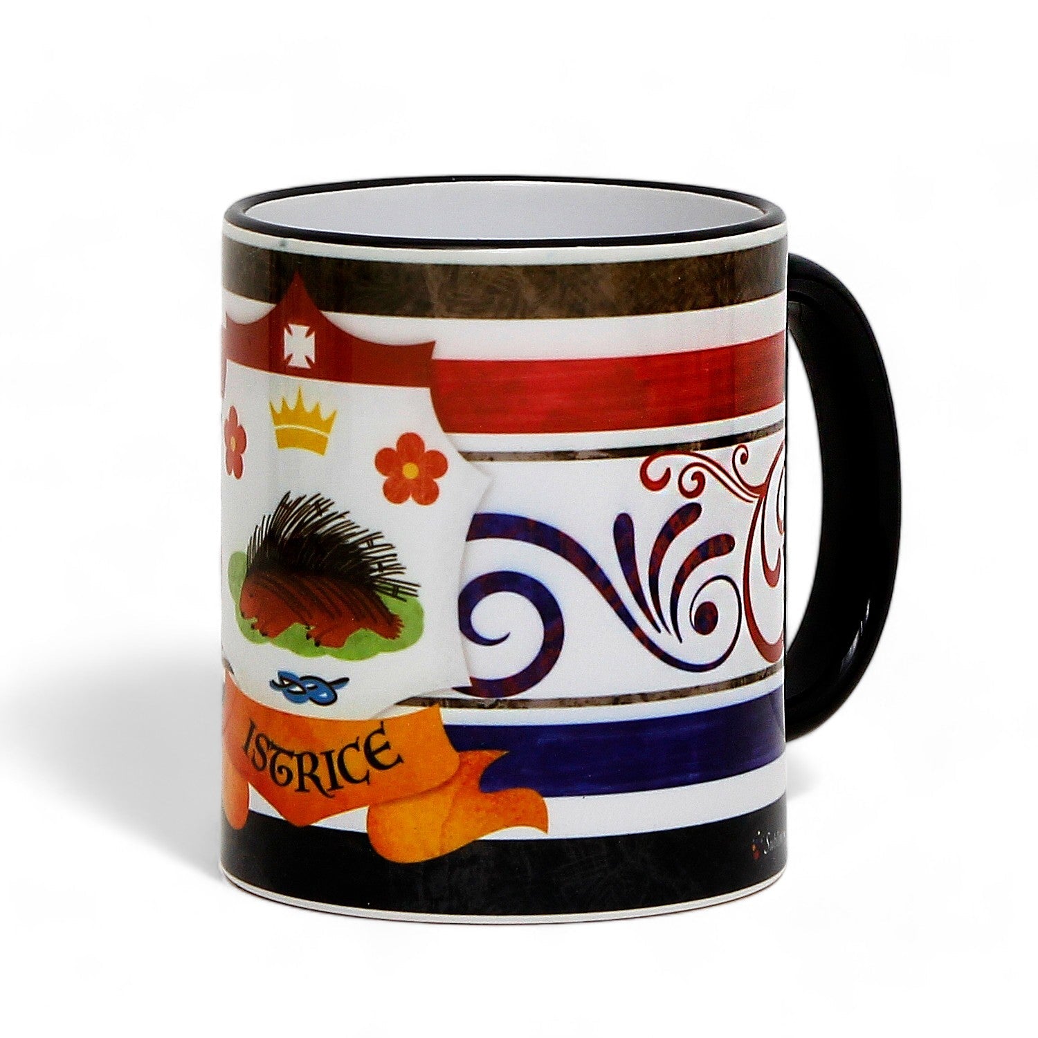 SUBLIMART: Palio di Siena Porcelain printed mug Set of 4 bundle: ISTRICE+MONTONE+PANTERA+OCA