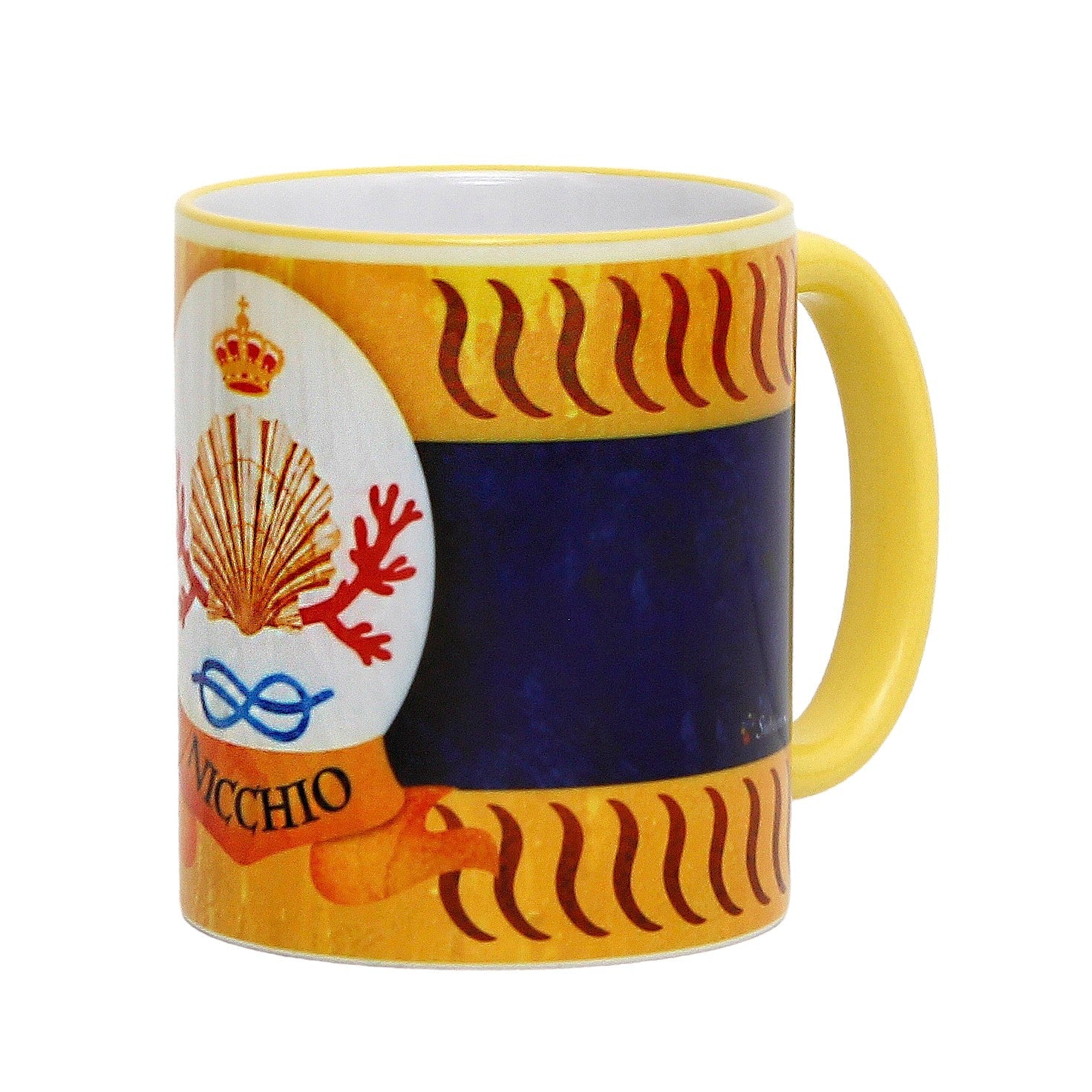 SUBLIMART: Palio di Siena Porcelain printed mug Set of 6 bundle: BRUCO+SELVA+NICCHIO+GIRAFFA+LUPA+CIVETTA